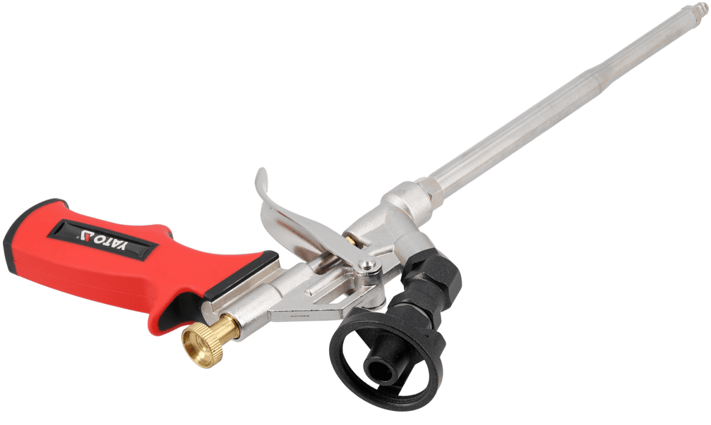 Пистолет для монтажной пены 315мм, 360˚, Alum/PTFE YATO (YT-67424): цена в Минске - Стант Креп.