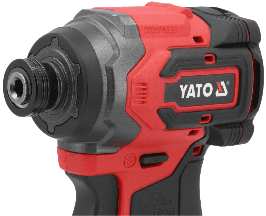 Бесщеточный ударный винтоверт-шуруповерт 18V, 1/4'', 230 Nm, 4,0 Аh, YATO (YT-82798) - купить в каталоге Стант Креп.