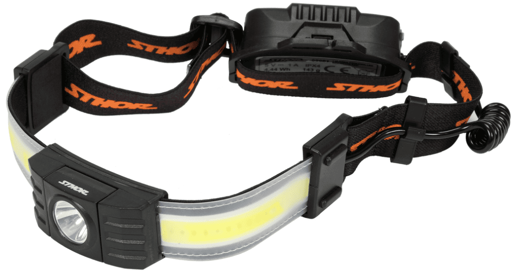 Налобный LED фонарь 6W, 320/200Lm, 3.7V, 1.2Ah, USB, Sthor (88681) - купить в каталоге Стант Креп.