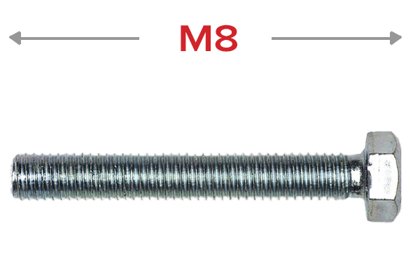 Болт шестигранный  М8