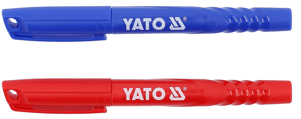 Маркер строительный, синий-красный, YАТО (YT-69301): цена в Минске - Стант Креп.