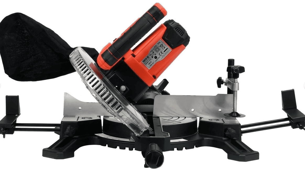 Торцовочная пила с лазером 185мм, 1500W, YATO (YT-82172) - купить в каталоге Стант Креп.