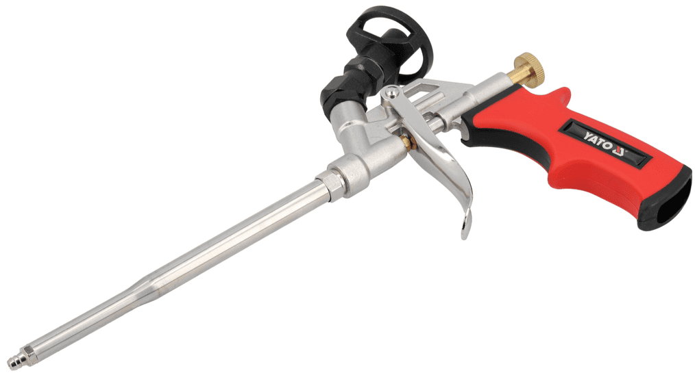 Пистолет для монтажной пены 315мм, 360˚, Alum/PTFE YATO (YT-67424): цена в Минске - Стант Креп.
