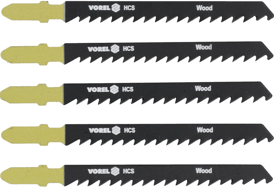Полотна (пилки) для электролобзика дерево 5шт Vorel: цена в Минске