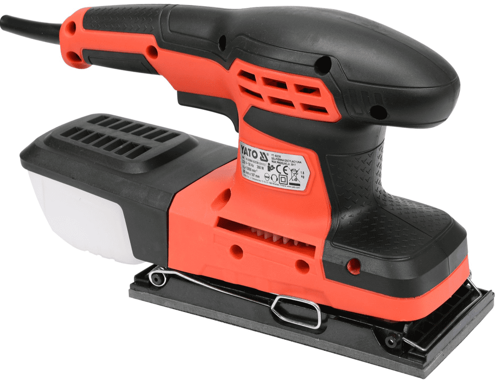 Шлифмашинка вибрационная 260W с пылесборником YATO (YT-82230) - купить в каталоге Стант Креп.