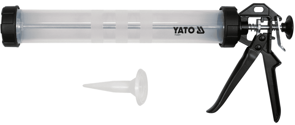Пистолет для герметика закрытый (под колбасы) 600мл, YАТО (YT-67571): цена в Минске - Стант Креп.