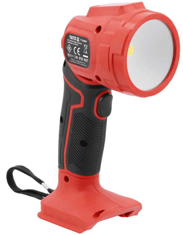 Светодиодный фонарь LED, 18V, 3W, 300 Lm, без АКБ, YАТО (YT-829690) - купить в каталоге Стант Креп.