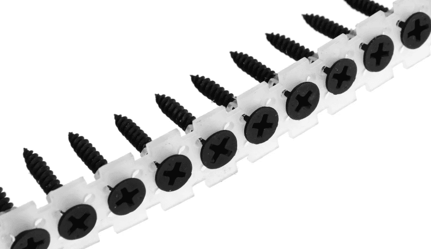 Саморез по ГК 3,5х25 в ленте, мелкий шаг, фосфат - купить в каталоге Стант Креп.