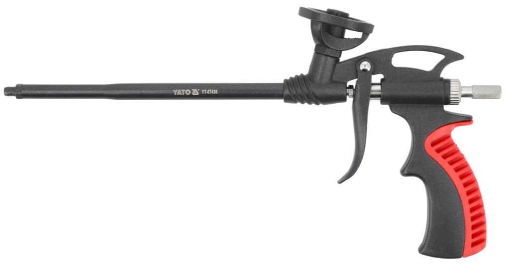 Пистолет для монтажной пены 350мм Alum/PTFE YATO (YT-67436)