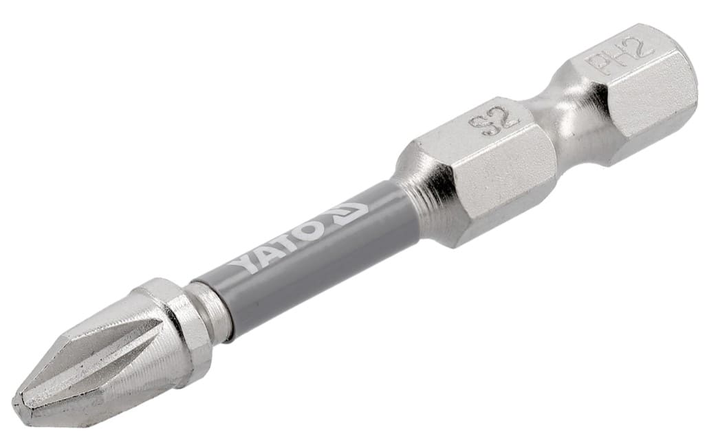 Биты ударные PZ/PH 1/4"x50мм NI YATO/2шт для шуруповерта - купить в каталоге Стант Креп.