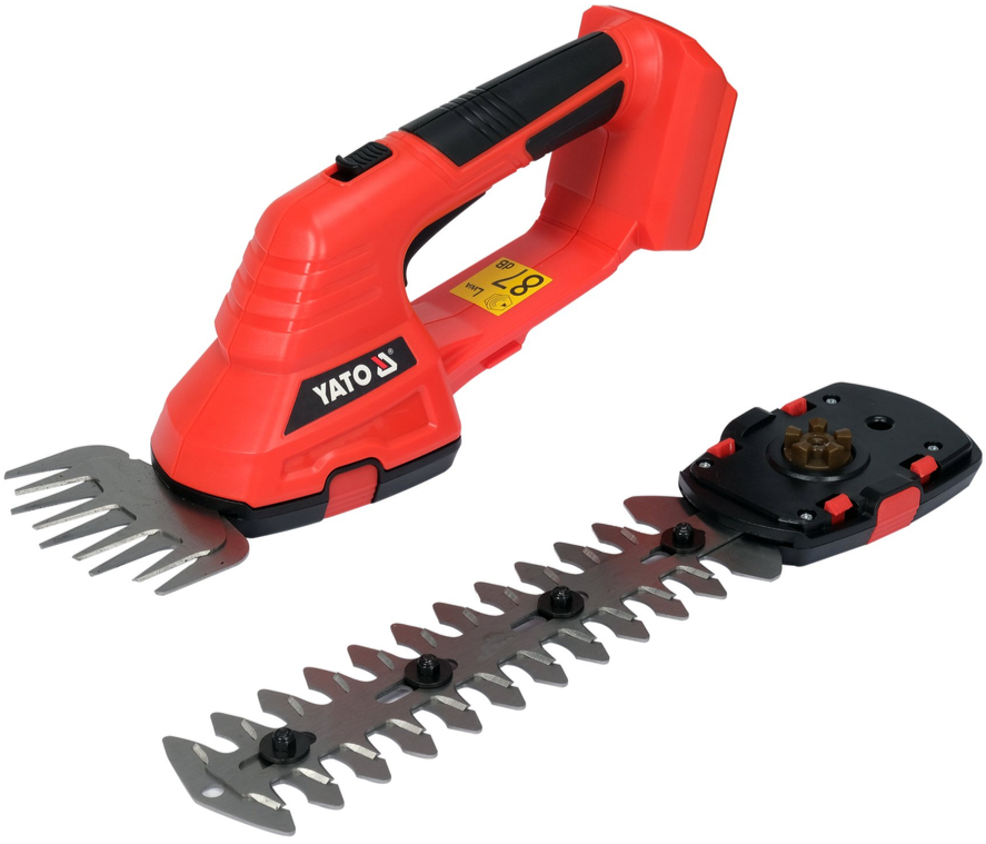 Аккумуляторные садовые ножницы-кусторез 2в1, 18V без АКБ YATO (YT-828356)