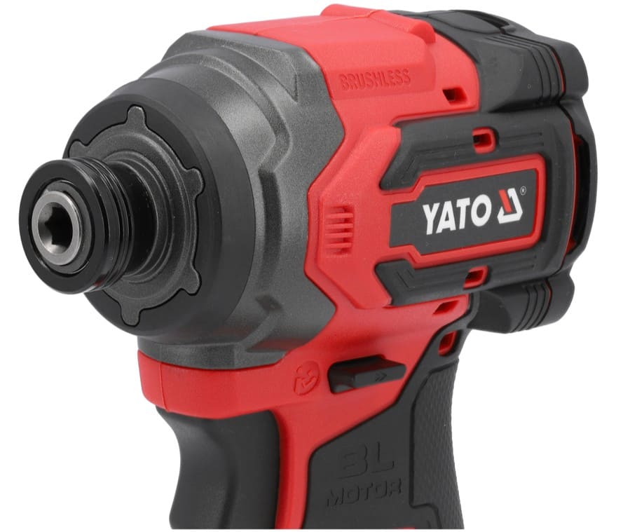 Бесщеточный ударный винтоверт-шуруповерт 18V, 1/4'', 230Nm, без АКБ, YATO (YT-82799) - купить в каталоге Стант Креп.
