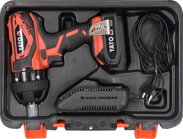 Аккумуляторный ударный гайковерт 18В 300Нм 1/2" YATO (арт.YT-82804)  - купить в каталоге Стант Креп.