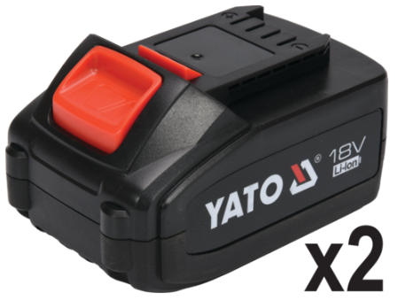 Бесщеточный ударный шуруповерт 18V, 75Nm, 2х3,0Ah YATO (YT-82791) - купить в каталоге Стант Креп.
