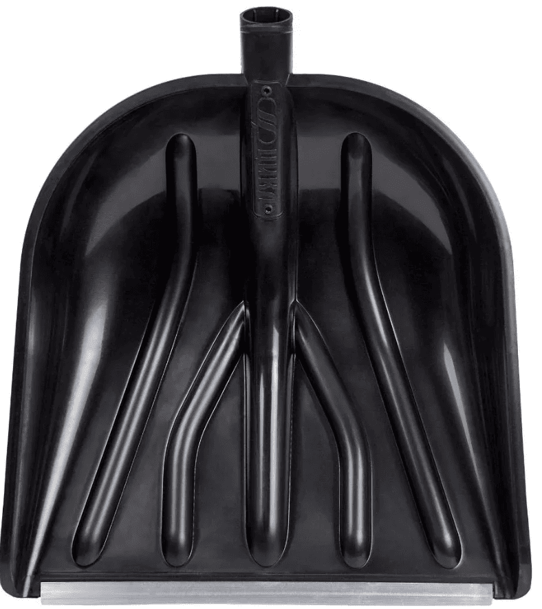 Лопата снеговая 410х420мм с алюмин. планкой