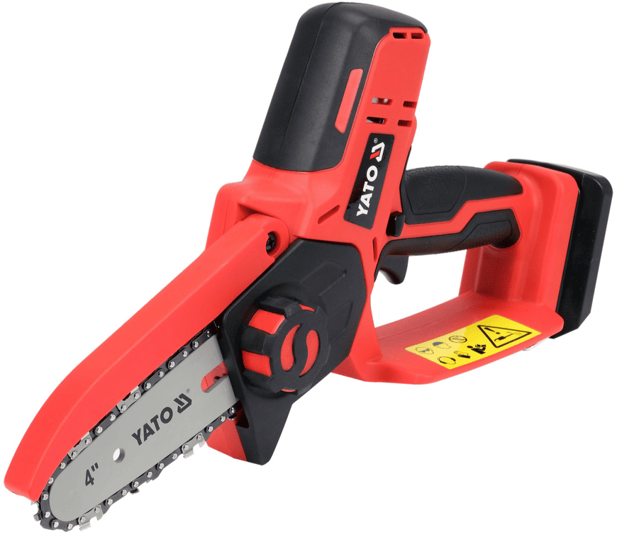 Аккумуляторная садовая цепная пила 18V, 4'', без АКБ YATO (YT-828136)
