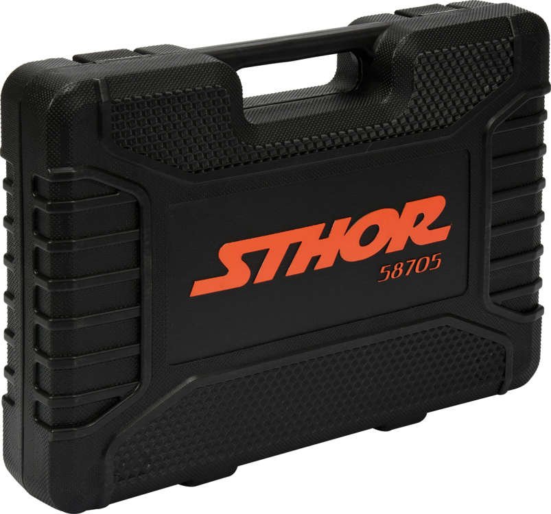 Набор торцевых головок и бит 1/4", 1/2" 72 пр. Sthor, арт. 58705: цена в Минске - Стант Креп