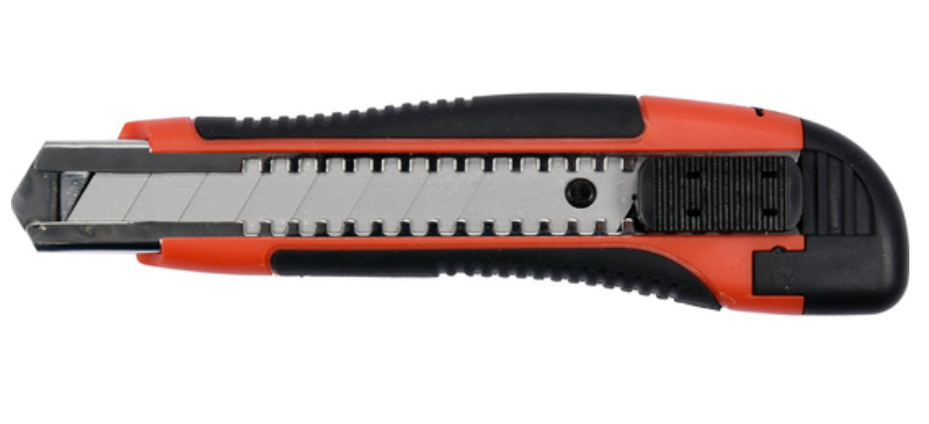 Нож пистолетный пластм. 18мм YATO (YT-75071): цена в Минске - Стант Креп.