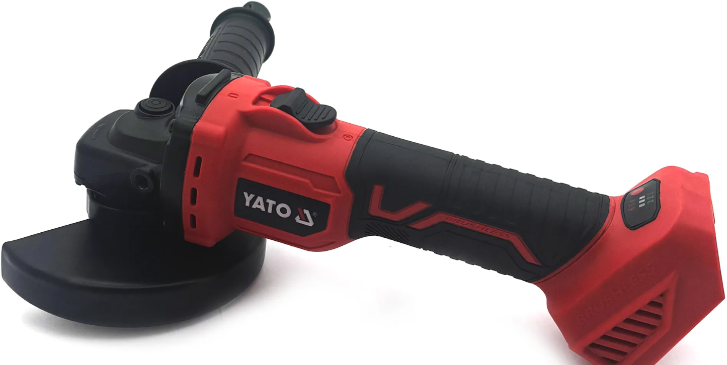 Бесщеточная аккумуляторная углошлифовальная машина18В 125мм, без АКБ YATO (YT-828299) - купить в каталоге Стант Креп.