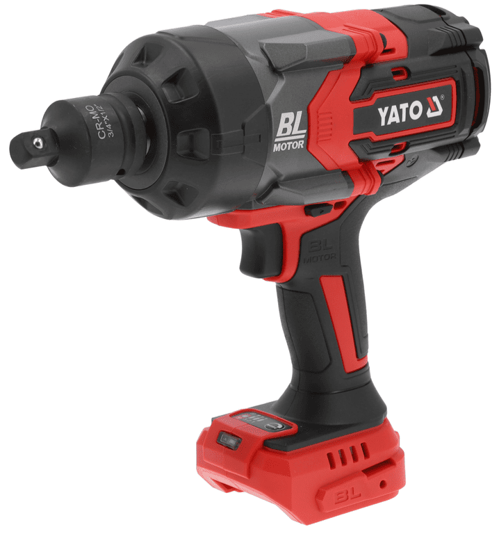 Аккумуляторный бесщеточный ударный гайковерт 18V, 3/4'', 2400Nm, без АКБ, YATO (YT-828074) - купить в каталоге Стант Креп.