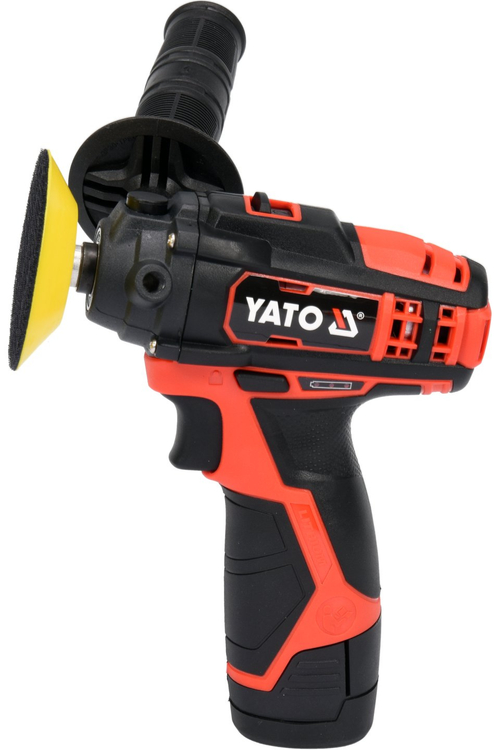 Аккумуляторная полировальная машина 12V, 80мм, 2Ah YATO (YT-82903) - купить в каталоге Стант Креп.