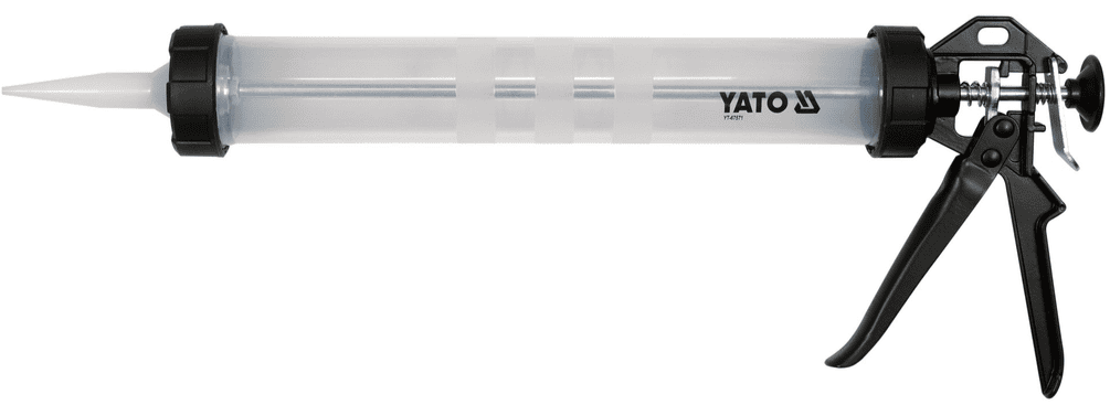 Пистолет для герметика закрытый (под колбасы) 600мл, YАТО (YT-67571)