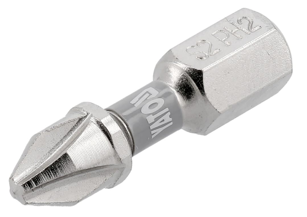 Биты ударные PZ/PH 1/4"x25мм NI YATO/2шт для шуруповерта - купить в каталоге Стант Креп.