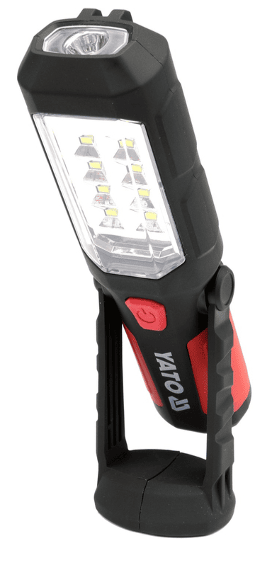 Светодиодный магнитный фонарь LED 2в1, 3хАА(1,5V), 280 Lm, YАТО (YT-08513) - купить в каталоге Стант Креп.