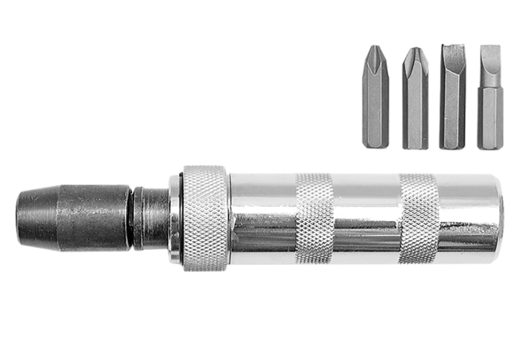 Ударная отвертка с битами 5 предметов TOYA (65120)