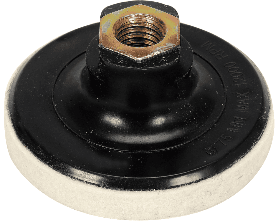 Круг полировальный с войлоком 75x10мм, M14, YATO (YT-47902)