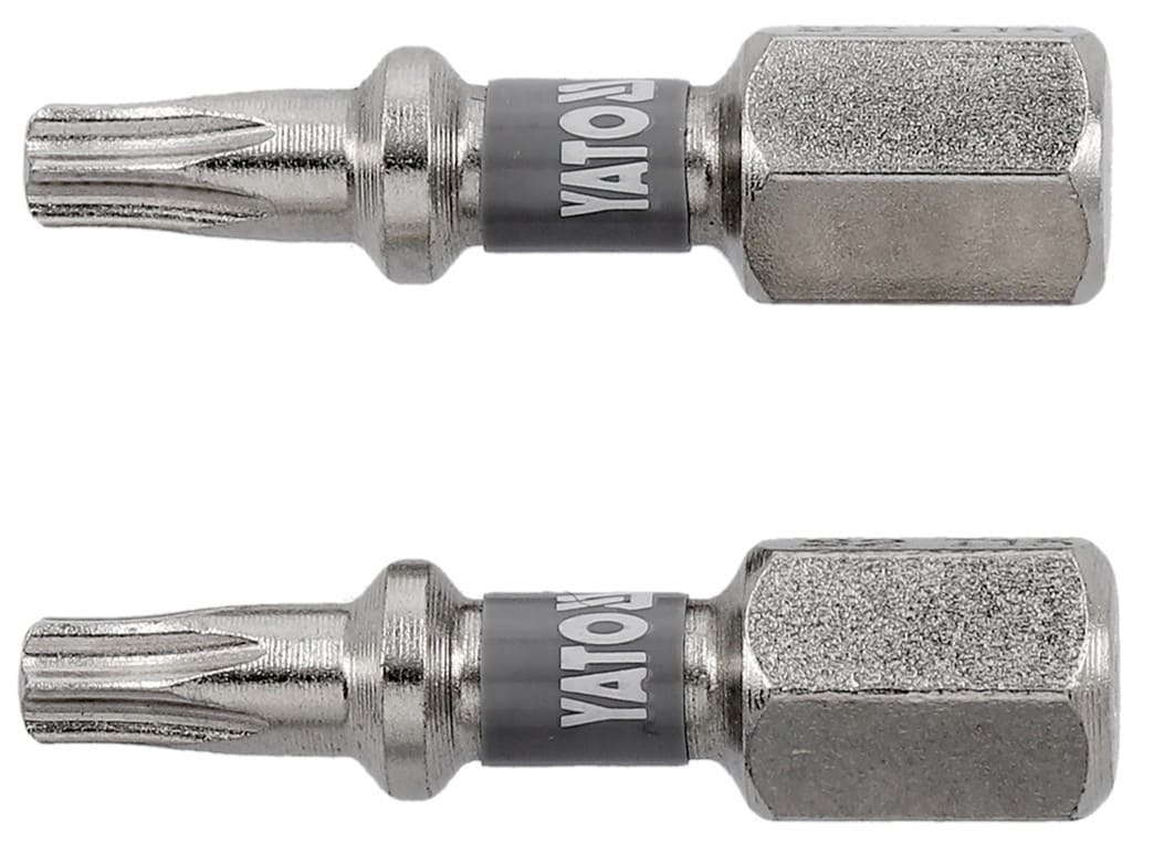 Биты ударные TORX 1/4"x25мм NI YATO/2шт