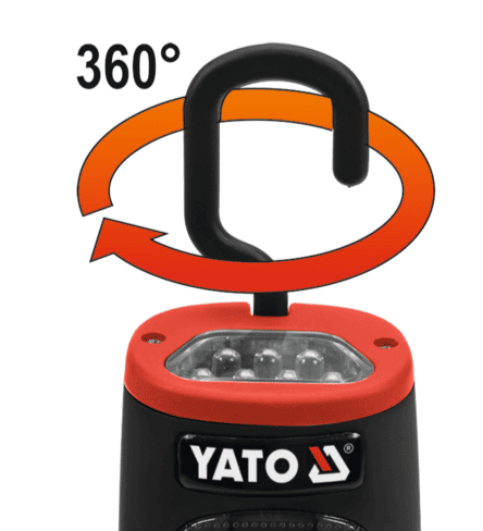 Светодиодный магнитный фонарь LED, 3.7V, 2Ah, 140 Lm, USB, YАТО (YT-08507) - купить в каталоге Стант Креп.