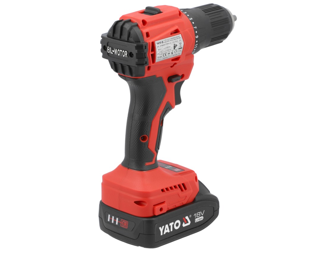 Бесщеточная дрель-шуруповерт 18В YATO (YT-8277905) - купить в каталоге Стант Креп.