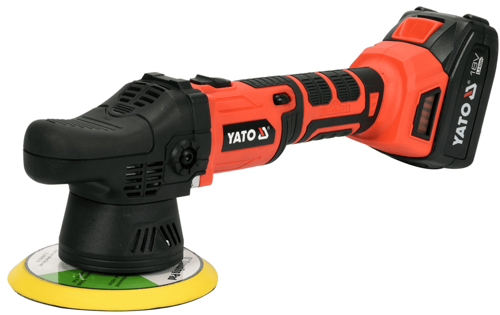Бесщеточная эксцентриковая шлифмашина 18V, 150мм, 3,0Ah, YATO (YT-82920)