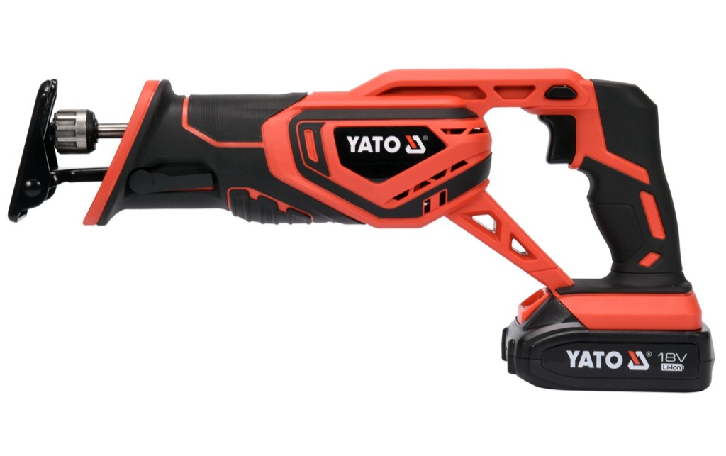 Аккумуляторная бесщеточная сабельная пила 18V, 2Ah YATO (YT-82814) - купить в каталоге Стант Креп.