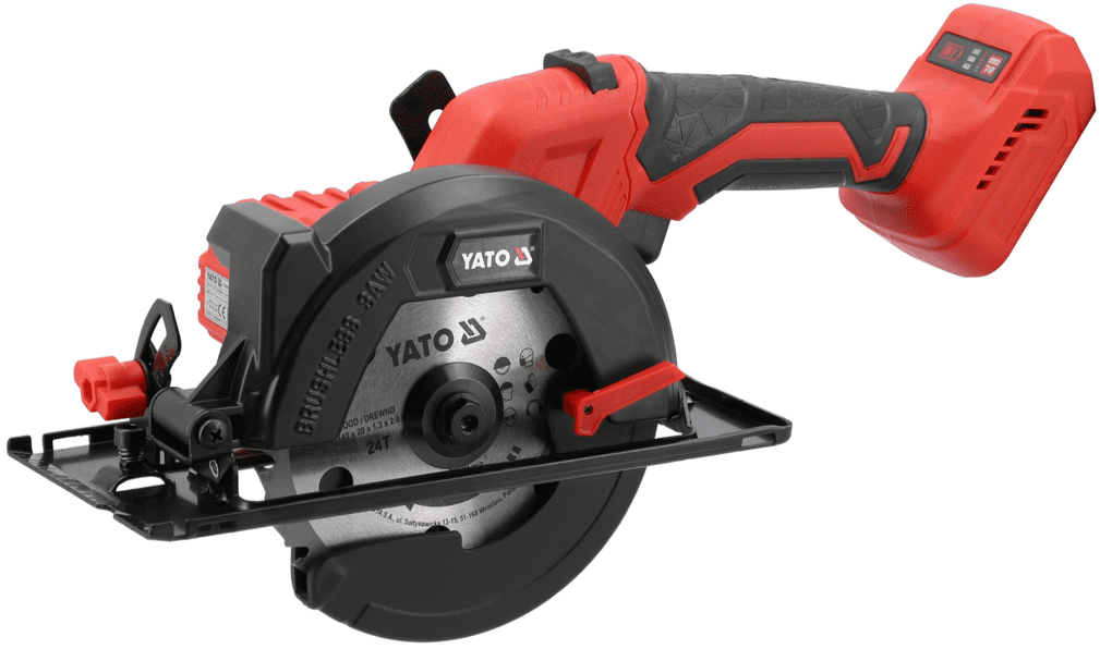 Аккумуляторная циркулярная пила 18V, 140мм, без АКБ, YATO (YT-828118)
