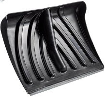 Лопата снеговая пластиковая 450х320 с оцинк. планкой