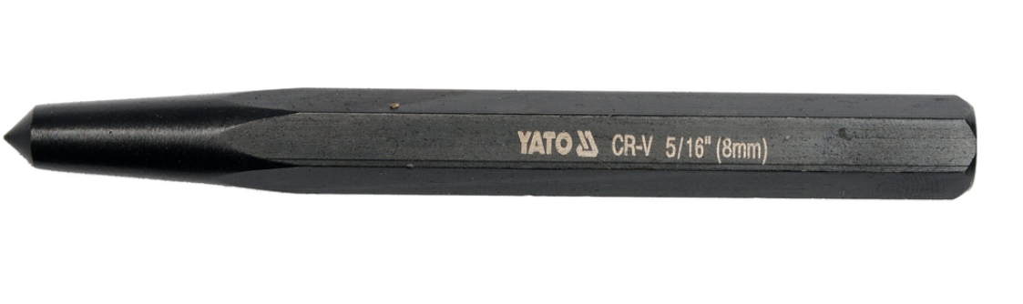 Кернер разметочный 8х112мм, CrV, YATO (YT-47151)