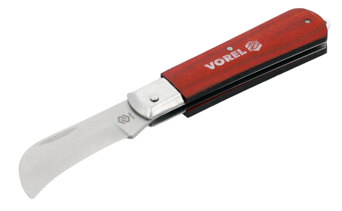 Нож складной 75мм Vorel (76621): цена в Минске - Стант Креп.