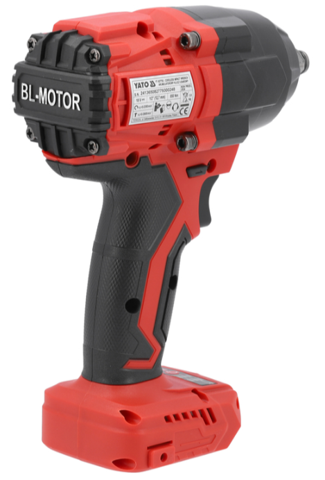 Аккумуляторный бесщеточный ударный гайковерт 18V, 1/2'', 850Nm, без АКБ YATO (YT-827793) - купить в каталоге Стант Креп.