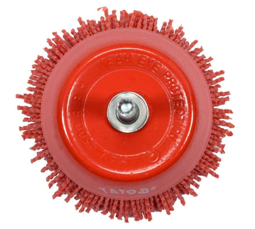 Щетка-крацовка "Чашка" со стержнем NYLON YATO: цена в Минске