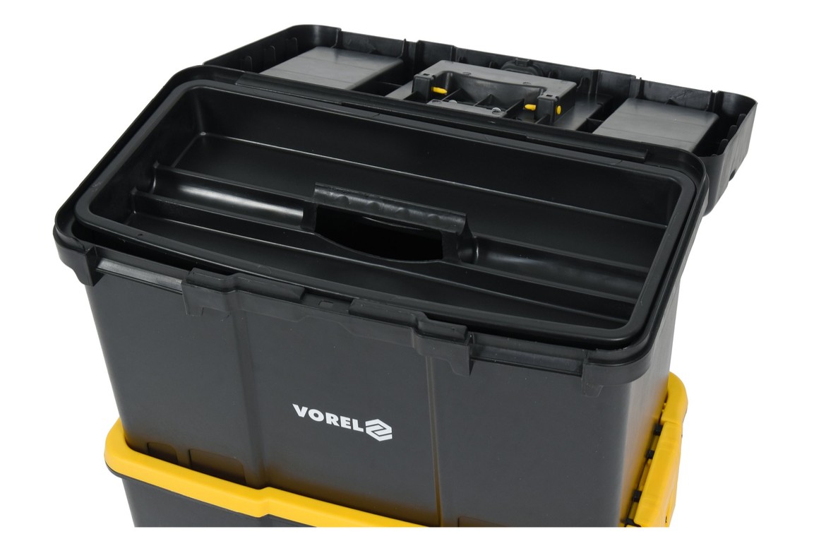 Набор ящиков для инструм. 2-сегментный на колесах Vorel (78731): цена в Минске - Стант Креп