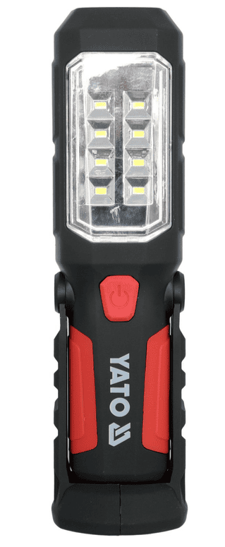 Светодиодный магнитный фонарь LED 2в1, 3хАА(1,5V), 280 Lm, YАТО (YT-08513)