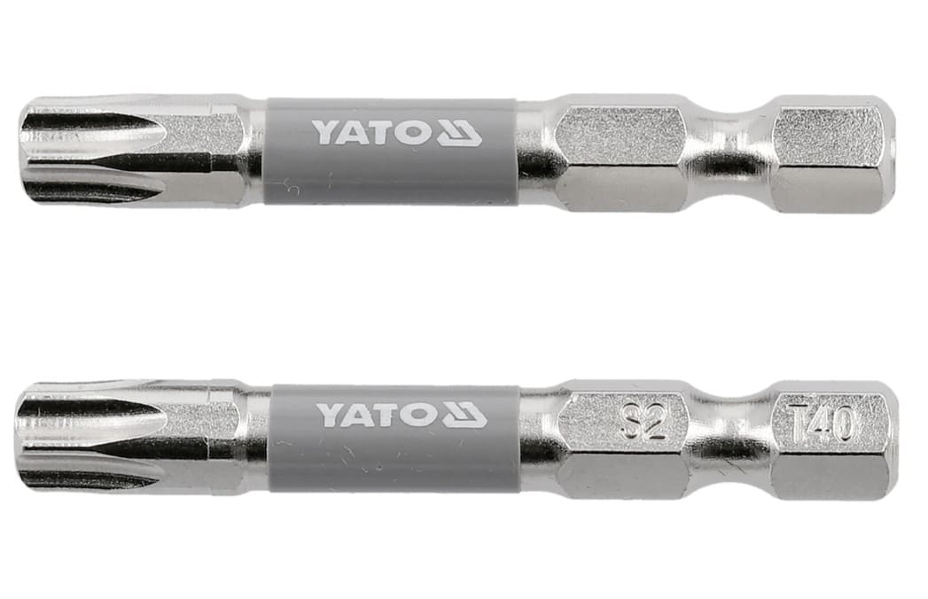 Биты ударные TORX 1/4"x50мм NI YATO/2шт для шуруповерта - купить в каталоге Стант Креп.