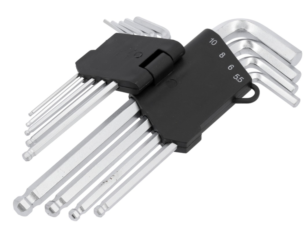 Набор шестигранников 9шт. 2-10мм CrV Vorel (56477): цена в Минске - Стант Креп