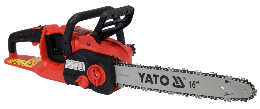 Цепная пила аккумуляторная, бесщеточная 36V, 16'', без АКБ YATO (YT-828132)