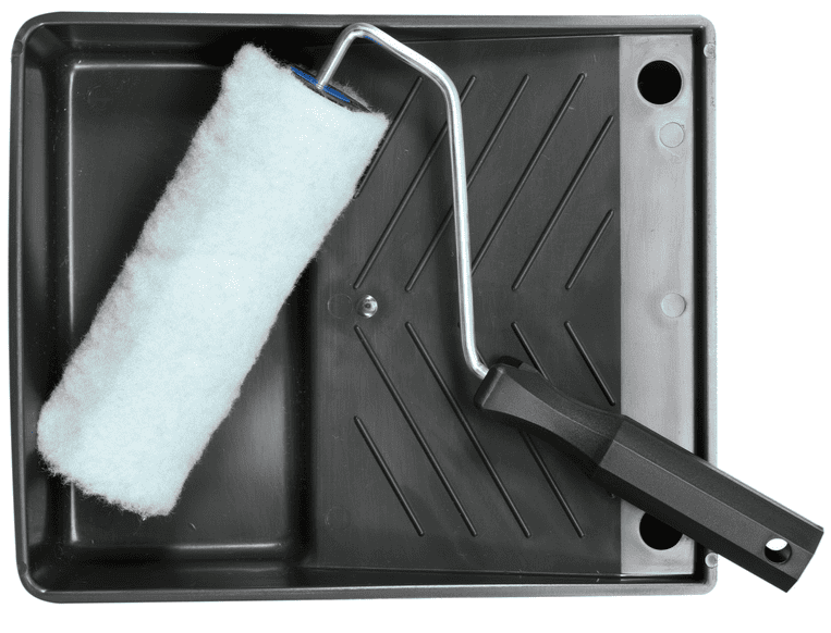 Валик в сборе полиэстер (меховой) с ванночкой Vorel: цена в Минске - Стант Креп.