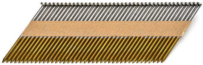 Реечные гвозди SFT по дереву 3,05х90, тип D34, гладкие, цинк