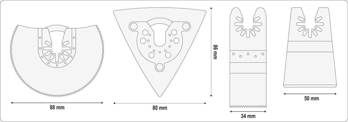 Аккумуляторный многофункциональный инструмент (реноватор) 18В YATO (арт. YT-82818) (YT-82818) - купить в каталоге Стант Креп.