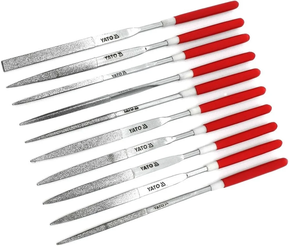 Набор алмазных надфилей 3х140х50мм YATO (YT-6144)